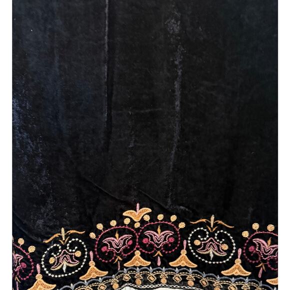 Johnny Was Velvet Embroidery Kimono - Picture 7 of 8